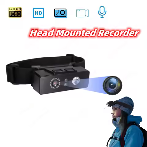 1080P HD Action Camera Headlight First Perspective Sports Camera Wave Hand Induction Built in 1800mA
