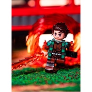 Demon Slayer Forging Village Chapter Tanjiro Full Special Effect Little Figure Educational Assemblin