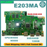 E203MA Mainboard For ASUS E203MAS L203MA W203MA R203M E203M E203MAR E203NA Laptop Motherboard N4000 