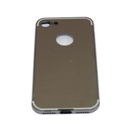 Case Apple Iphone 7 / iPhone 7G / Iphone 7S Ukuran 4.7 Alumunium Bumper Mirror Sleding - Hitam