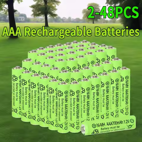 2-48PCS 8800mAh Ni-MH AAA 1.2V Rechargeable Large Capacity Batteries, Suitable for Flashlights, Remo