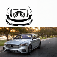 BONINGYU | ชิ้นส่วนแต่งกระจังกันชนลิปสำหรับ W213 C238 AMG