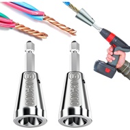 Wire Twister Tool for Drill 6 mm Hex Shank Wire Connector Twisting Tool for 9 to 22 AWG Cable Electr