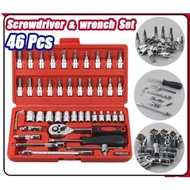 46pcs Ratchet wrench set/ Motorcycle Repair Tool & Socket Set