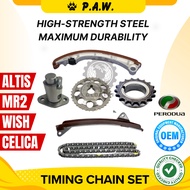 TY014 GloBelt Timing Chain Set (130) Toyota Corolla Altis, Wish 1.8 1ZZ-FE, MR2, Celica 1.8 1998-200