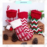 JMAISON Knitted Christmas Stocking Socks Christmas Decoration Xmas Gift Present 圣诞袜装饰