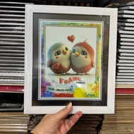 8R or 10R Photo Frame 20x25/ Photo Frame - WHITE MINIMALIST