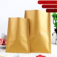 14x20cm Vacuum Sealer Brown Kraft Paper Bag for Food Retail Packaging Free Shipping Wholesale 100pcs