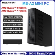 Minisforum MS-A2 MINI PC Ryzen 9 9955HX/7940HX Dual DDR5-5600Mhz WIFI6E BT5.3 For Desktop Game PC
