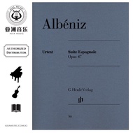AUTHORIZED DISTRIBUTOR - G.HENLE VERLAG - ALBENIZ SUITE ESPAGNOLE OP47 FOR PIANO