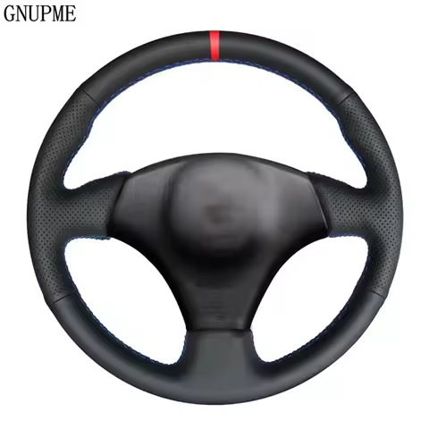 Anti-slip Black Artificial Leather Car Steering Wheel Cover For Toyota RAV4 Celica Matrix MR2 Supra 