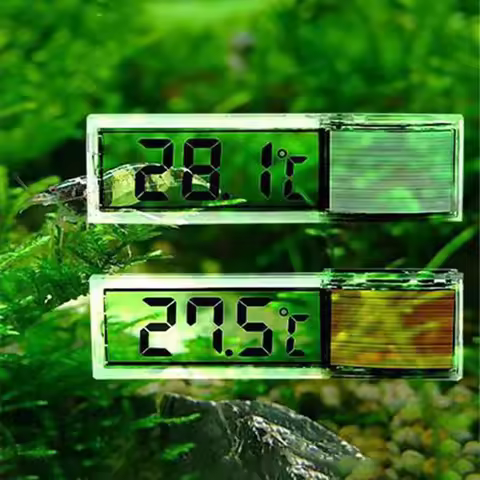 Waterproof Aquarium Thermometer 3D Digital LCD Electronic Fish Tank Temperature Fish Turtle Temp Met