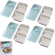 Top Stainless Steels Snacks Container  Storage Meal Prep Container for Camping