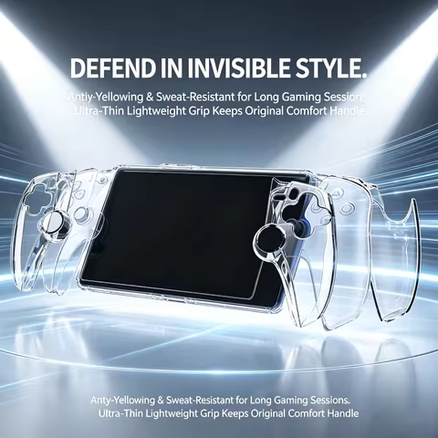 For PS5 Portal Protective Case Streaming Handheld Console Crystal Case, PS Portal Transparent Protec