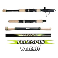 คันเบ็ดตกปลา WEEBASS ROD คันเบ็ด - รุ่น TELE SPIN 10-20lb คันตกหน้าดิน คันสไลด์ คันตกชายฝั่ง