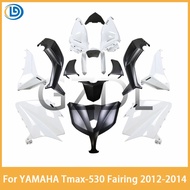 For Yamaha TMAX 530 2012-2013-2012-2014 Black and White light Full Fairing Kit Injection Fit TMAX530
