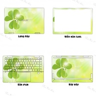 Laptop Skin Sticker 3-Leaf Grass Pattern - Decal Stickers For Dell, Hp, Asus, Lenovo, Acer, MSI, Surface, Shouldero