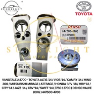 TOYOTA / MITSUBISHI / HONDA ( 3750 / 3700 ) DENSO VALVE ( ORG ) 447500-4700