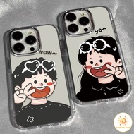 Mobile Phone Case Metal Photo Frame Cute Couple iPhone 11 For 11 12 13 14 15Pro MAX X XS XR 6 7 8Plu