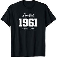 Gift For The Elderly 65 Years Old 65th Anniversary Birthday T-Shirt Limited Edition 1961