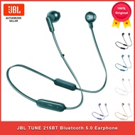 For JBL TUNE 215BT Bluetooth 5.0 Earphone Wireless Sport Earbuds T215BT Pure Bass Headphone Fast Charge Headset Stereo Call with Mic