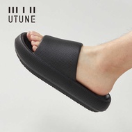UTUNE Men's Large Size Slippers Indoor Thick Sole Home Non-Slip Light Bathroom Wait