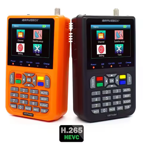 ibraveboox V9 Finder with h.265 Satellite Finder Digital Signal Meter vs gtmedia v8 finder max SATLI
