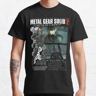 MGS2 Bootleg METAL GEAR SOLID 2 Sons Of Liberty Kojima Productions Solid Snake Foxhound Áo Thun Ngoạ