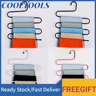Cooltools Multifunctional Pants Rack Hanger 5 Tier Antiskid S Shape 20KG Load Bearing Hangers Space Saving for Wardrobe