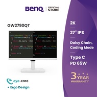 BenQ GW2790QT IPS 27นิ้ว 2K QHD Eye Care Monitor USB-C ปรับระดับความสูงจอได้ (จอคอมถนอมสายตา 2K, จอค