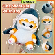 【Ready Stock 】Cute Shark Cat Plush Toy Tempura Fried Shrimp Shark Cat Plush Doll Hug Sea Lion Shark 