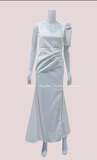 A.MI.HAN. WOMEN PUFF SLEEVE FILIPINIANA ELEGANT Long wedding debut formal event casual formal dresse
