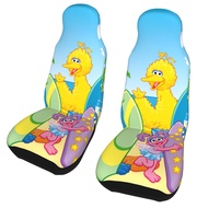 Custom Print Automobile Seat Cover Funny Anime Sesame Street Seat Covers for Cars Universal Fits Most Cars Chair Cover