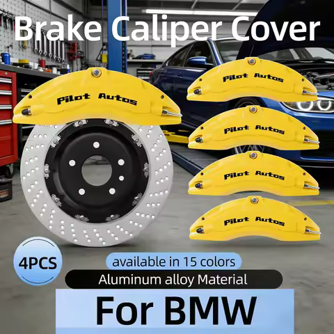 Car Brake Caliper Cover Aluminum Alloy Metal For BMW F10 F20 F26 F30 F32 E34 E36 E90 E46 E81 E61 E70