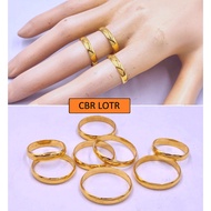 916 Gold Rattan Split Ring Gold Ring Solid Ring 916 Gold Bajet Ring 916 Gold Bajet Ring