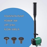 Submersible Water Pump For Water Feature Fountain Pump With 3 Nozzles For Aquarium Tabletop Fountains Pond Water Gardens And Hydroponic Systems For pond fish tank courtyard