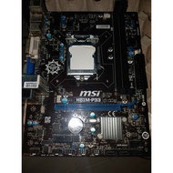 บอร์ด 1150 ไม่มีฝาหลัง ใช้งานปกติ msi H81M-P33
