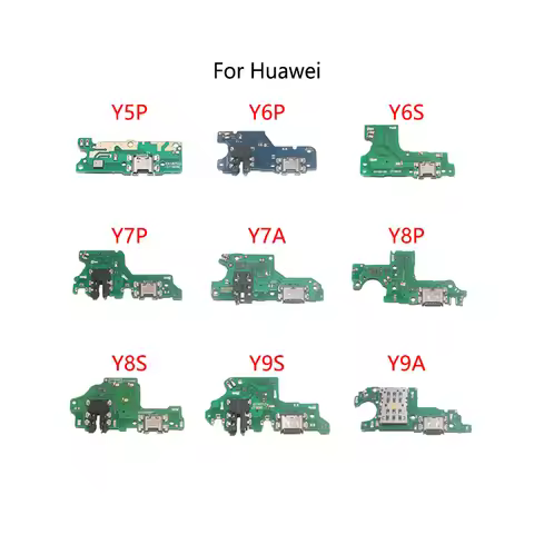USB Charging Dock Port Socket Jack Plug Connector Charge Board Flex Cable For Huawei Y5P Y6P Y6S Y7P