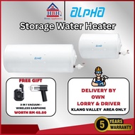 【ALPHA AST-30H】Storage Water Heater Horizontal Model (30L) (40L) (50L) (70L) (90L)