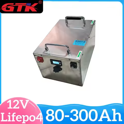 GTK 12V 200Ah Deep Cycle Battery 80Ah 100Ah 120Ah 150Ah 180Ah 240Ah 300Ah for 1KW 2KW Inverter Troll