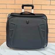美國 Ellehammer 黑色硬殻牛津布 手提電腦 行李箱
