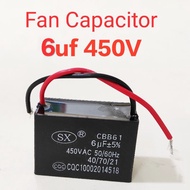 1 biji 6uf Fan Capacitor