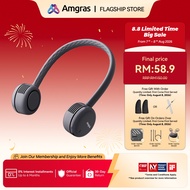 Amgras NeckFan Life2 Portable Neck Fan Outdoor Bladeless Fan 4000mAh Battery Adjustable Airflow