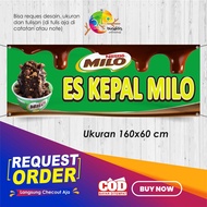 Size 160x60 Cm Banner, Milo Ice Cream Banner