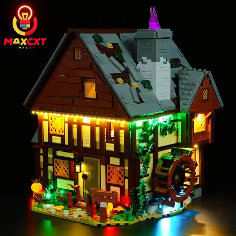 MAXCXT LED Light Set For LEGO 21341 Disney Hocus Pocus: The Sanderson Sisters' Cottage DIY Decorativ