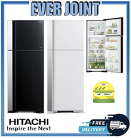 Hitachi R-VG560P7MS [450L] 2 Glass Door Fridge || Free Disposal