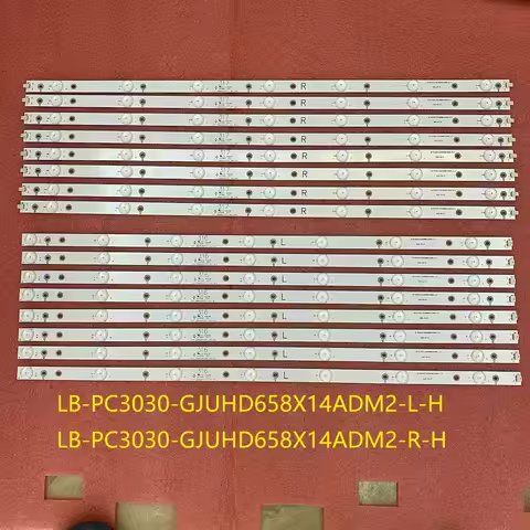 kit LED Backlight bar(16) for 65PUF6652 65PUS6121 65PUF6061 65PUF6656/T3 LB-PC3030-GJD2P5658X14UHD-R