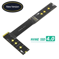 NEW 30CM M.2 NVME SSD Extension Cable 90 Degree M.2 SSD PCI Express 4.0 X4 M Key Extender Support PC
