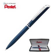 Pentel ปากกาโรลเลอร์ หมึกเจล เพนเทล Sterling Twist 0.7mm - ด้ามสีน้ำเงิน
