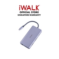 iWALK 7-in-1 Type C Hub - 3 USB/HDMI/SDC/MSDC/Type C (100w) [ADH006 PD 100W 7-in-1 GREY]